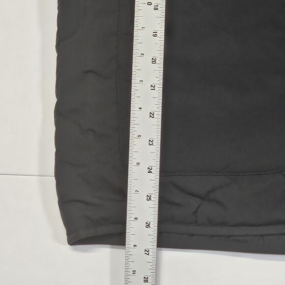 Quilted Black Vest W Pockets Original Use Men Size L Full Zip-Up Lightly Padded - Picture 9 of 11